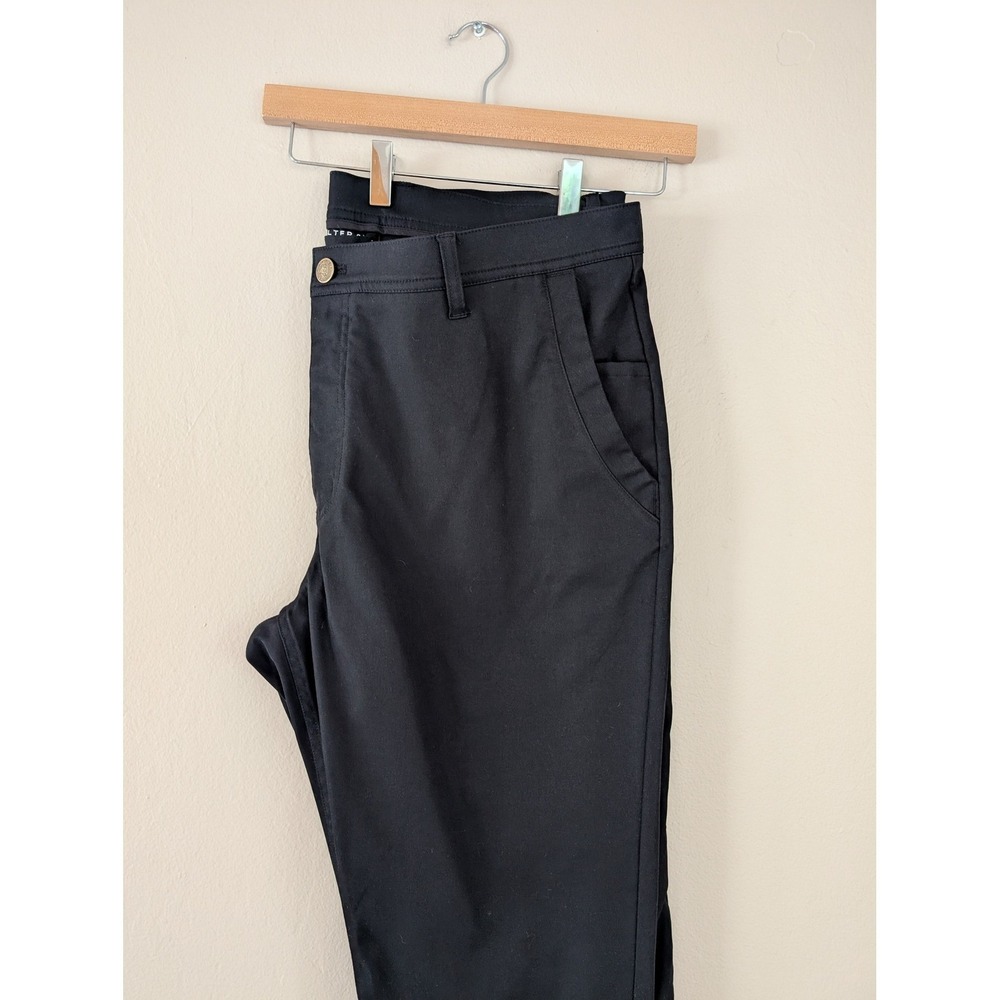 Walter Sky Black Chinos Straight Leg Pant Golf Travel Commute Performance Men 40